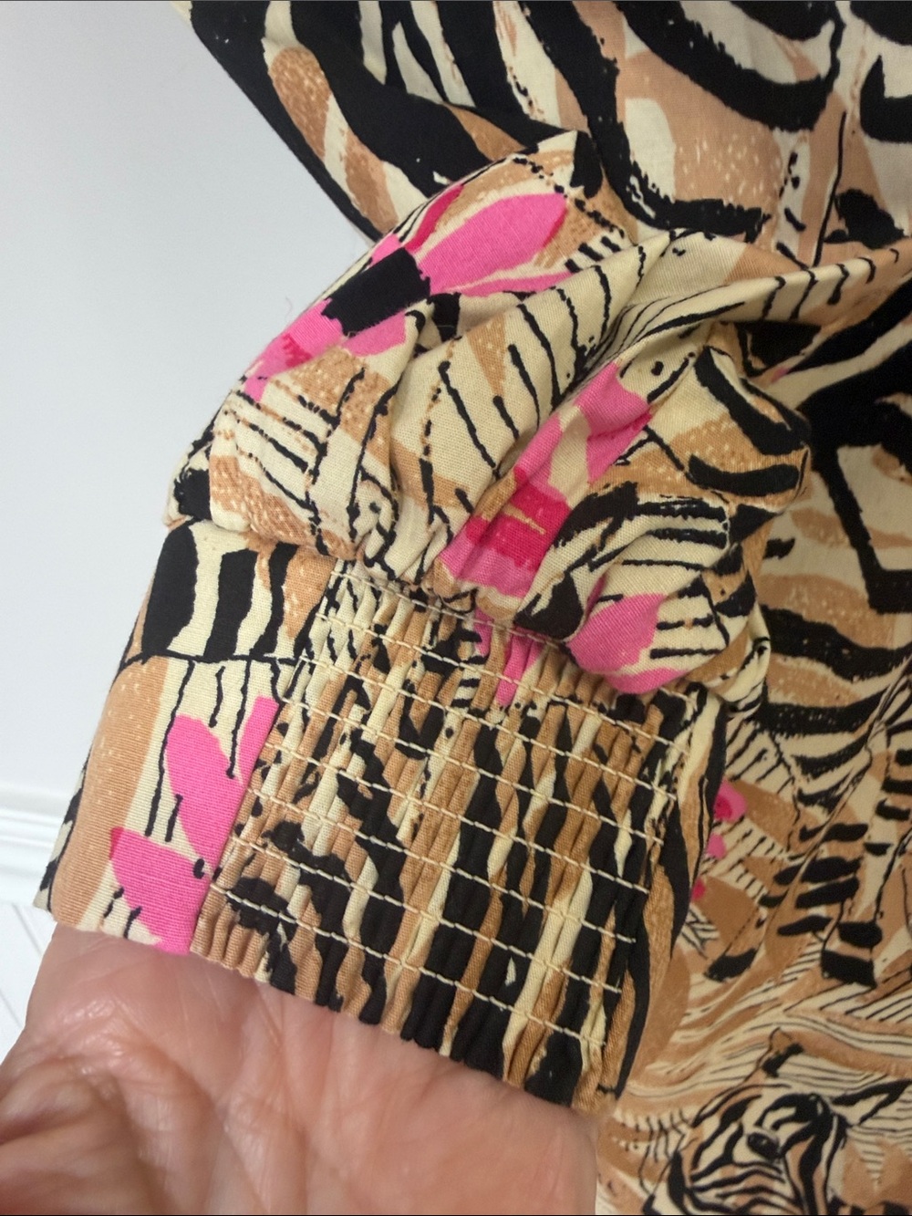 Lilly Pulitzer Phillipa Stretch Poplin El Morocco Animal Print - Picture 8 of 10